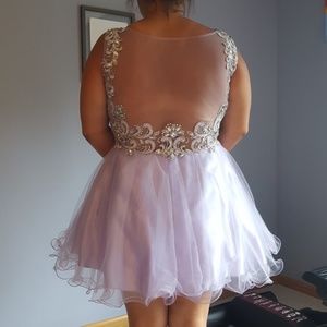 Lavender Homecoming dress
